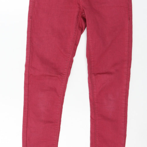Topshop Womens Pink  Denim Skinny Jeans Size 26 in L30 in
