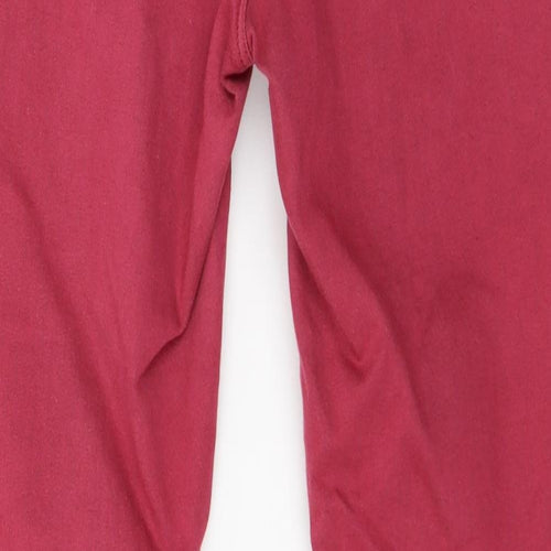 Topshop Womens Pink  Denim Skinny Jeans Size 26 in L30 in