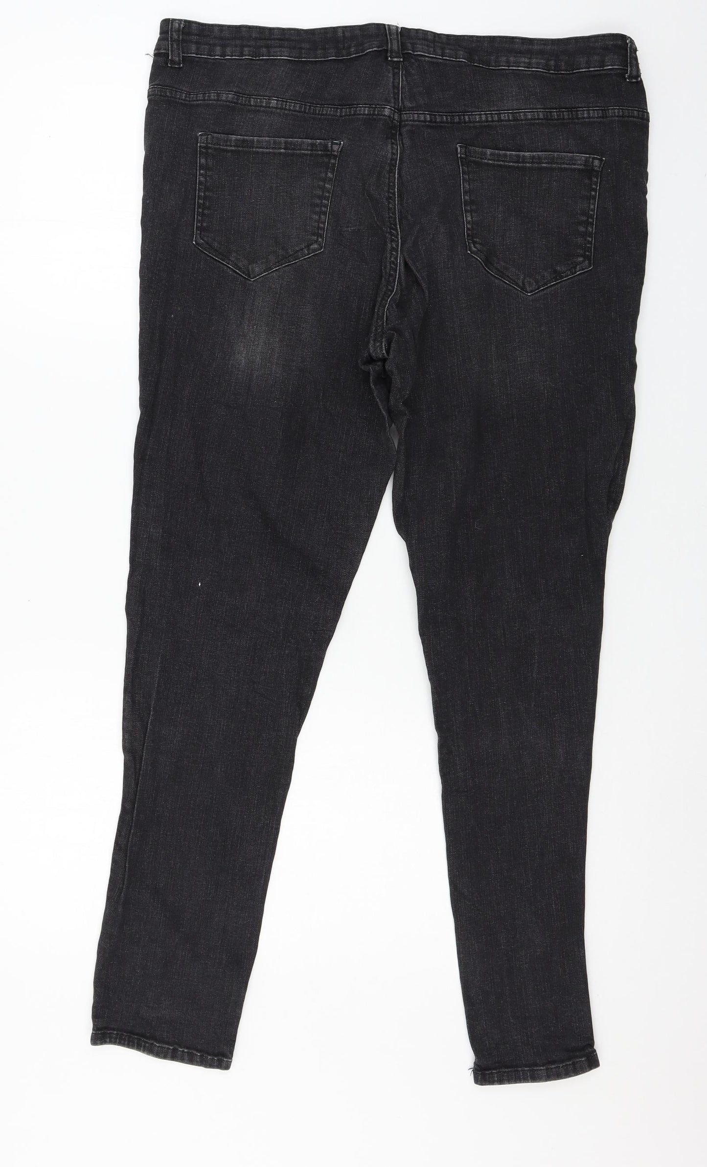 Denim & Co. Womens Green  Denim Skinny Jeans Size 18 L29 in