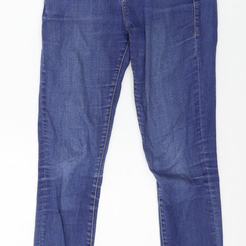 Topshop Womens Blue  Denim Skinny Jeans Size 28 in L25 in