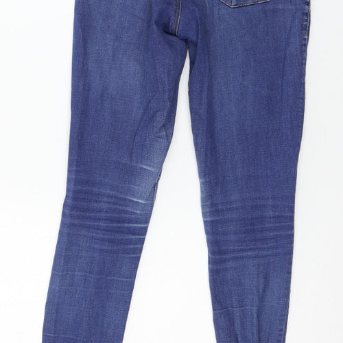Topshop Womens Blue  Denim Skinny Jeans Size 28 in L25 in