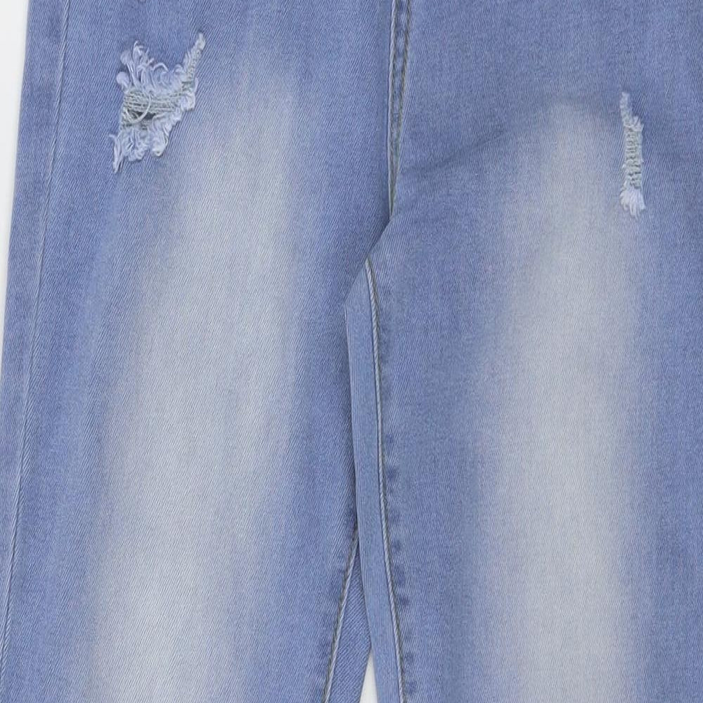 SheIn Womens Blue  Denim Skinny Jeans Size 10 L27 in