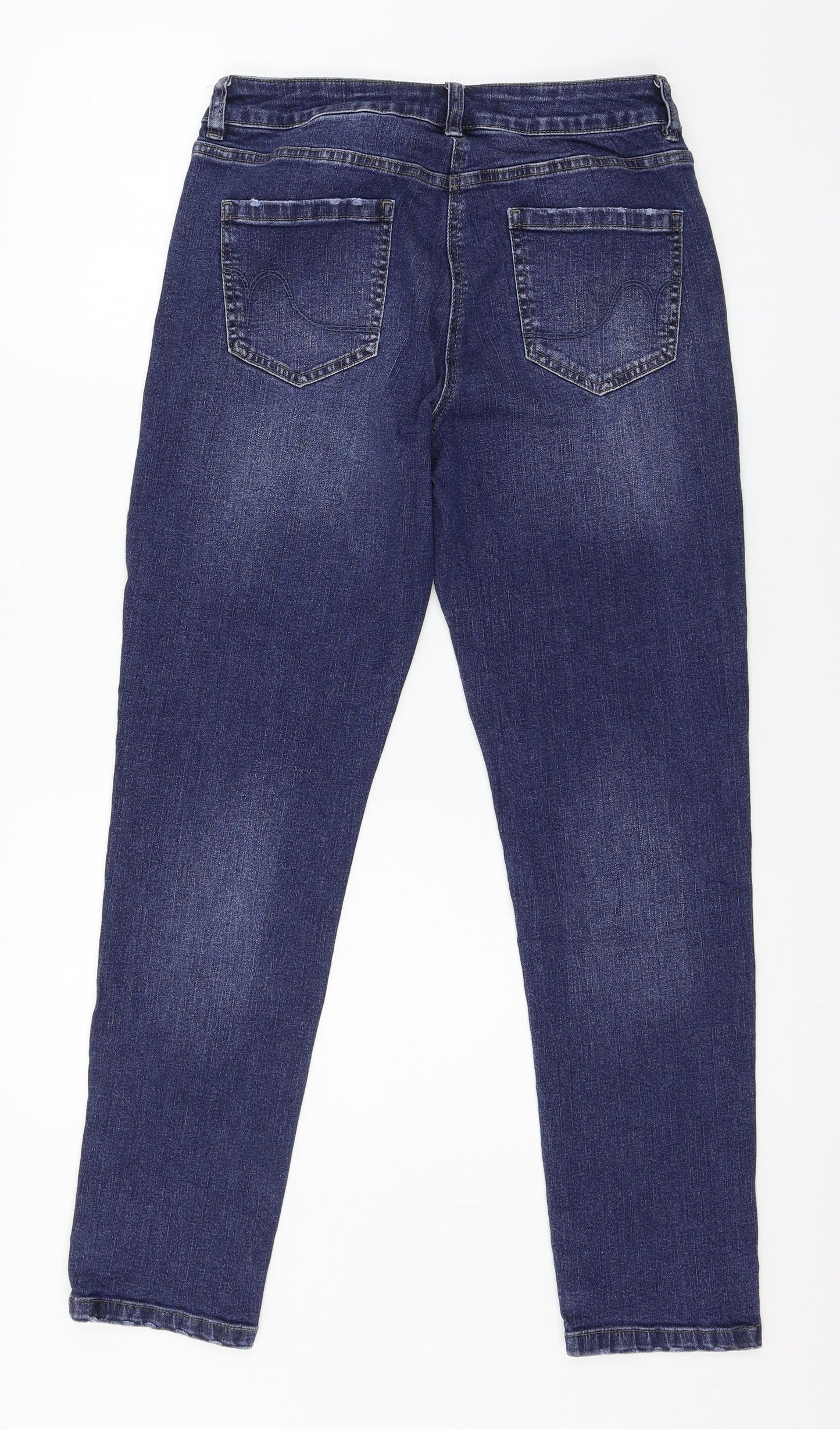 NEXT Womens Blue  Denim Skinny Jeans Size 10 L28 in