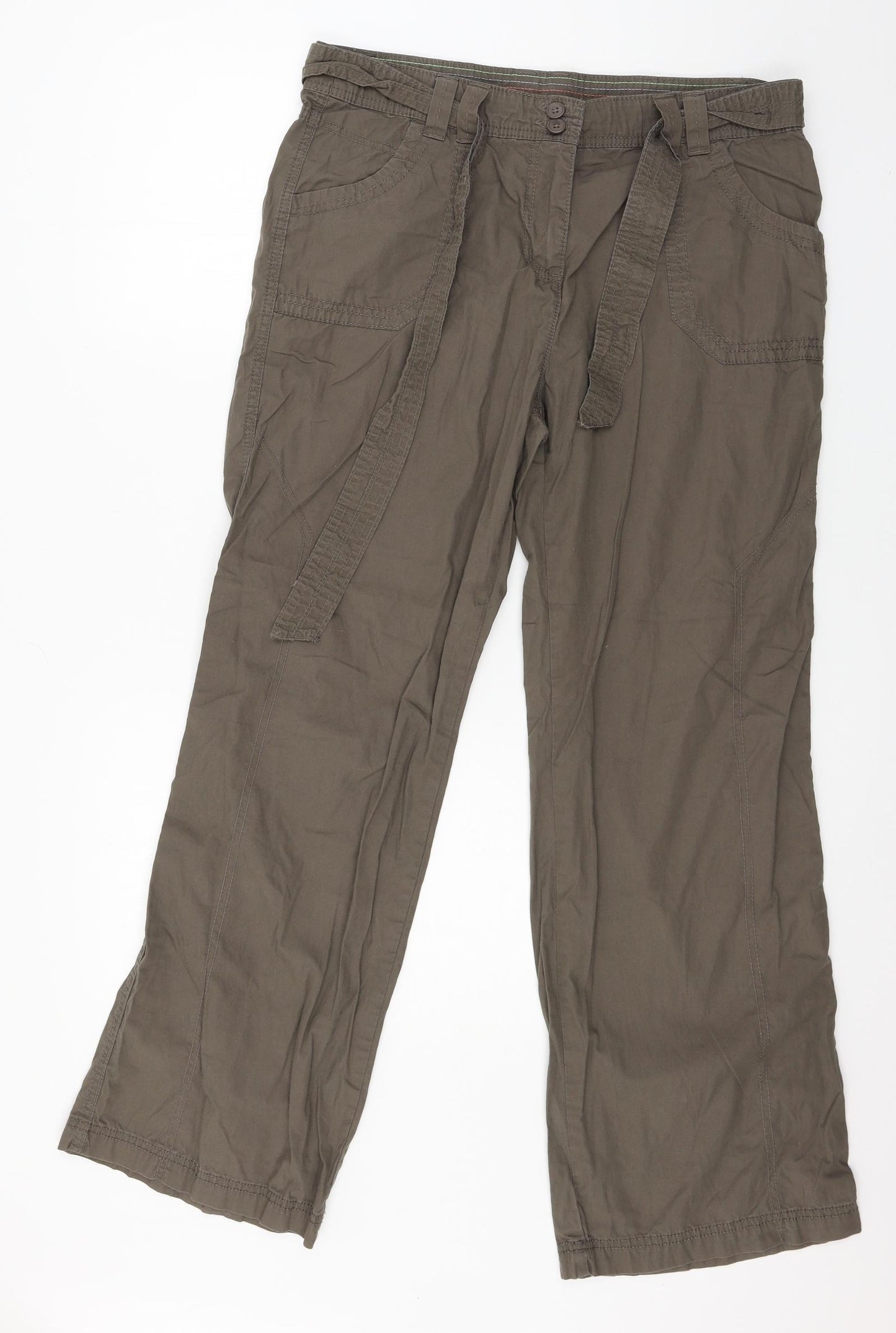 Marks and Spencer Womens Brown   Trousers  Size 16 L30 in