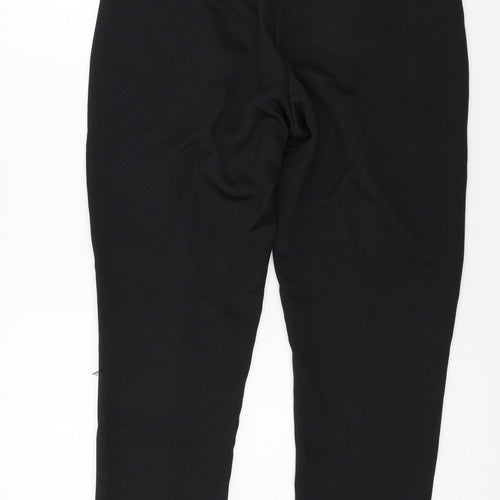 Preworn Womens Black   Trousers  Size 12 L25 in