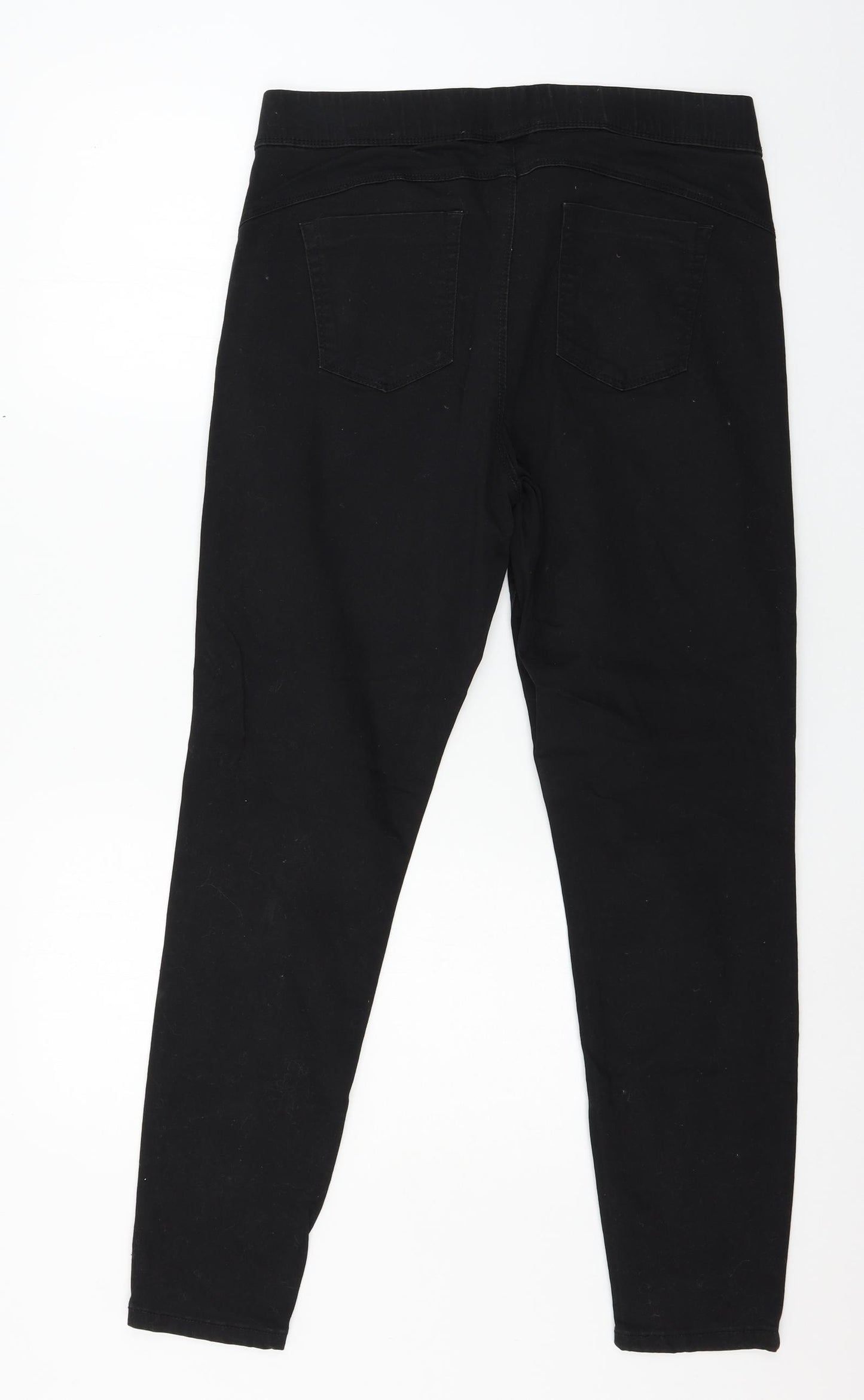 Denim & Co. Womens Black  Denim Jegging Jeans Size 16 L28 in
