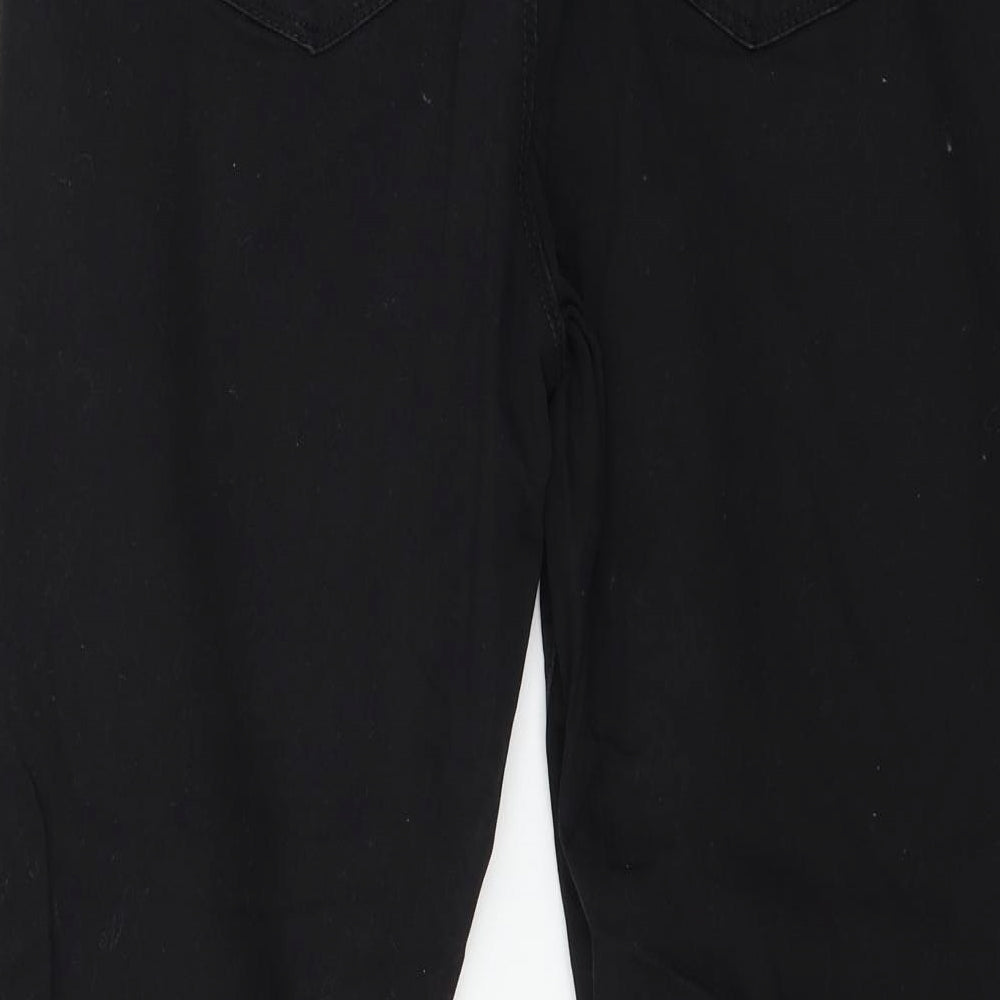 Denim & Co. Womens Black  Denim Jegging Jeans Size 16 L28 in