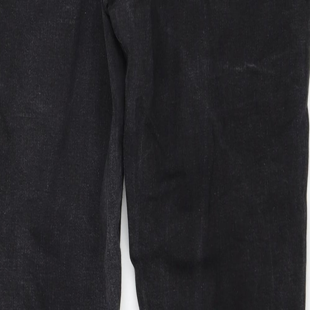 Denim & Co. Womens Grey  Denim Skinny Jeans Size 14 L29 in