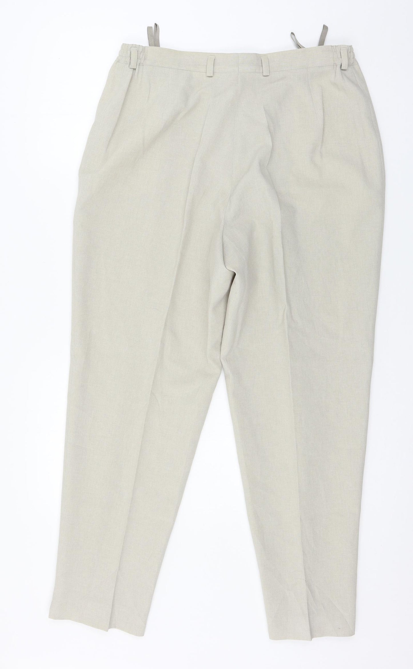 C&A Womens Beige   Trousers  Size 18 L28 in