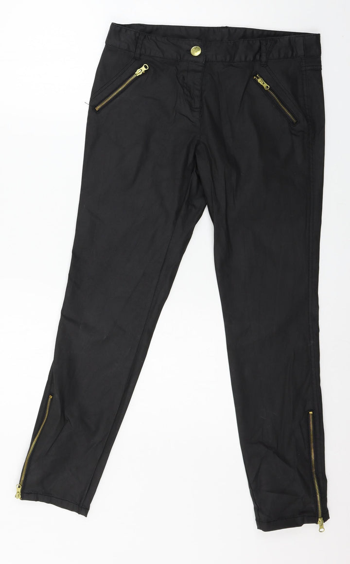 NEXT Womens Black Denim Skinny Jeans Size 10 L27 in
