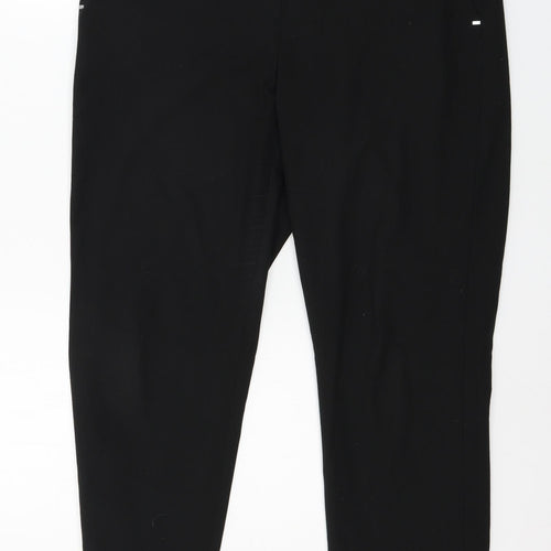 George Womens Black   Trousers  Size 12 L27 in