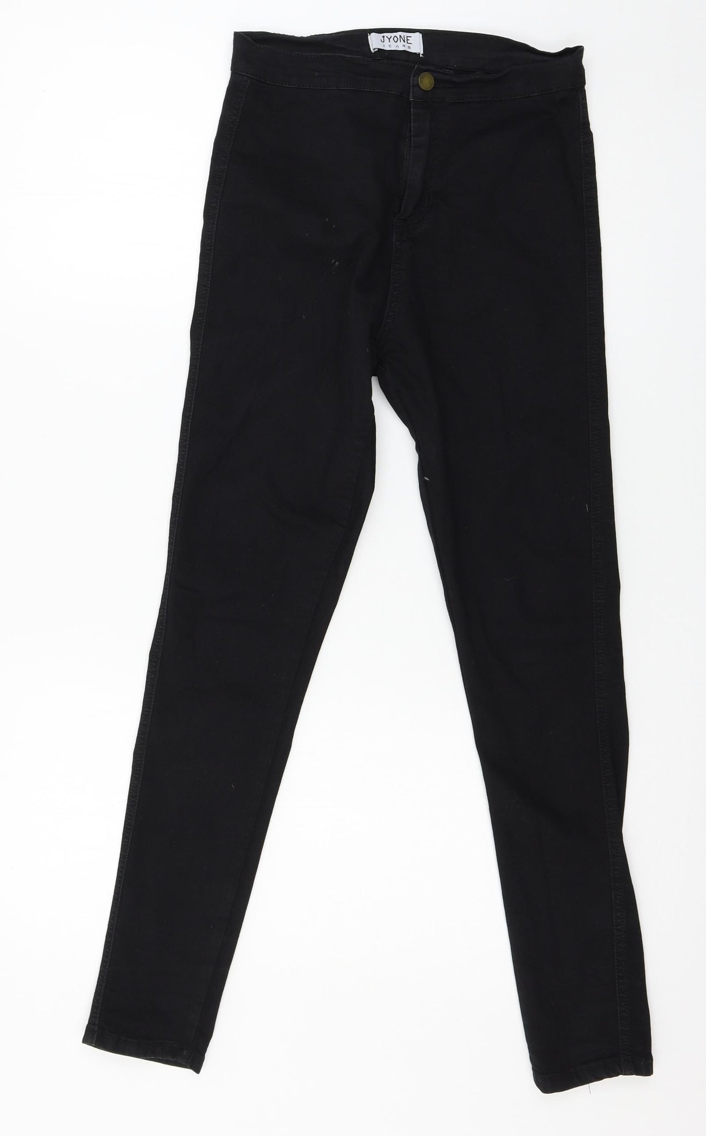Jyone Womens Black  Denim Skinny Jeans Size M L28 in