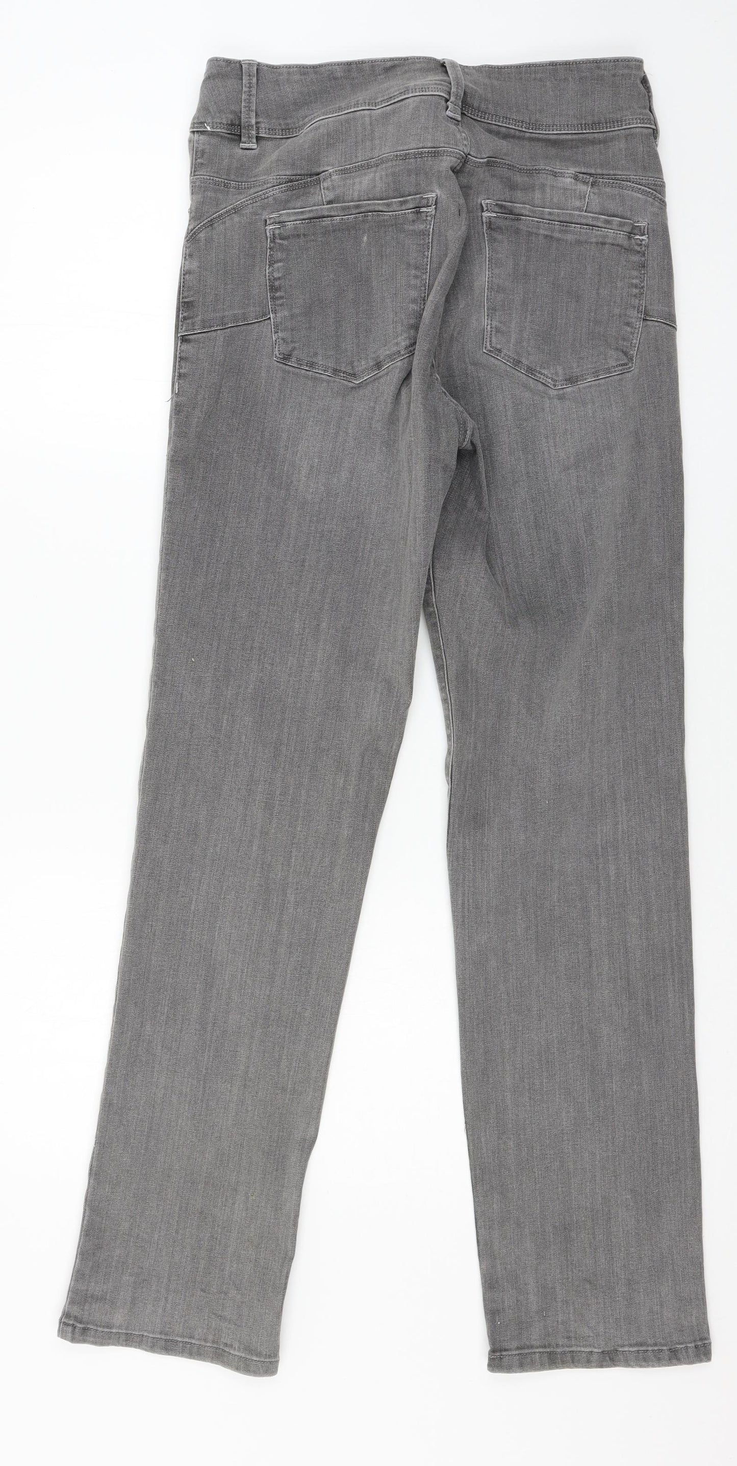 NEXT Womens Grey  Denim Skinny Jeans Size 14 L31 in