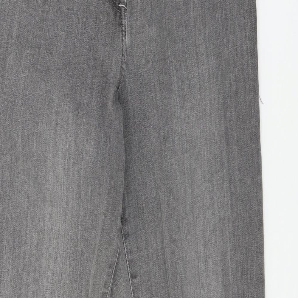 NEXT Womens Grey  Denim Skinny Jeans Size 14 L31 in