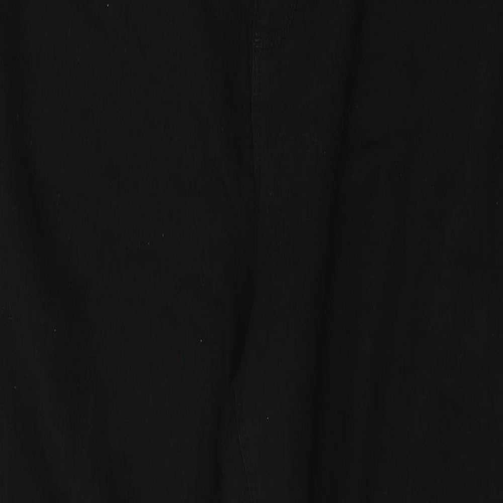 Dorothy Perkins Womens Black  Denim Skinny Jeans Size 18 L28 in