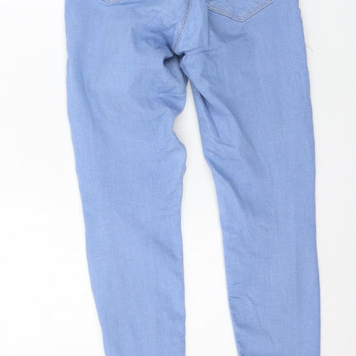 Topshop Womens Blue  Denim Skinny Jeans Size 28 in L30 in