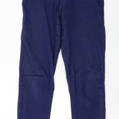 Topshop Womens Blue  Denim Skinny Jeans Size 28 in L26 in
