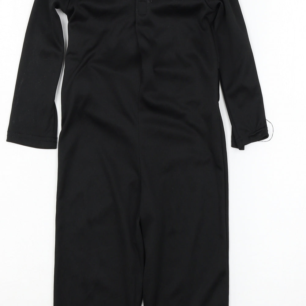 George Boys Black Geometric Jersey  One Piece Size 3-4 Years  - Darth Vader Star Wars