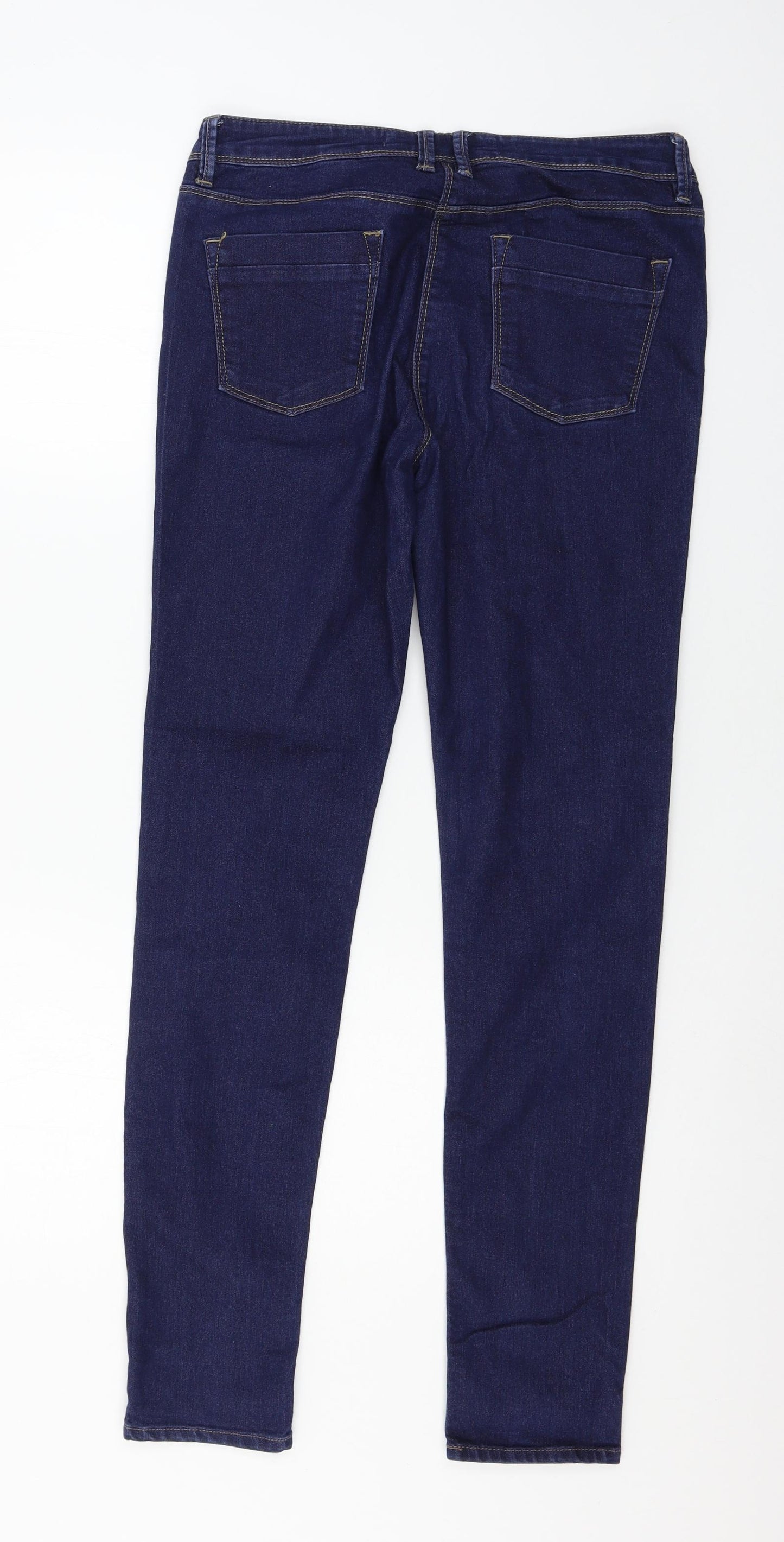 NEXT Womens Blue  Denim Skinny Jeans Size 12 L30 in
