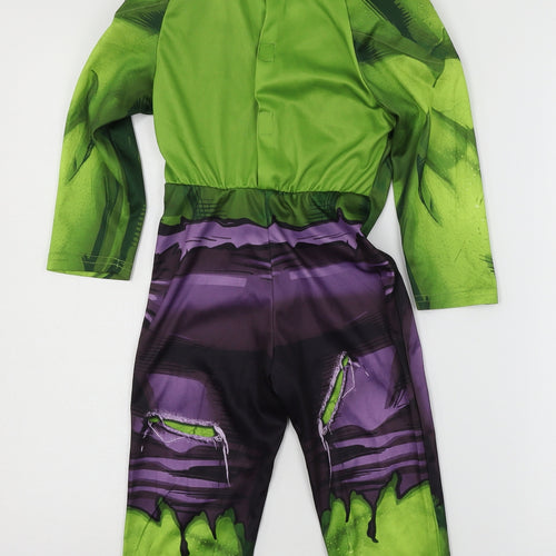 Avengers Boys Green Geometric   One Piece Size 3-4 Years  - Hulk