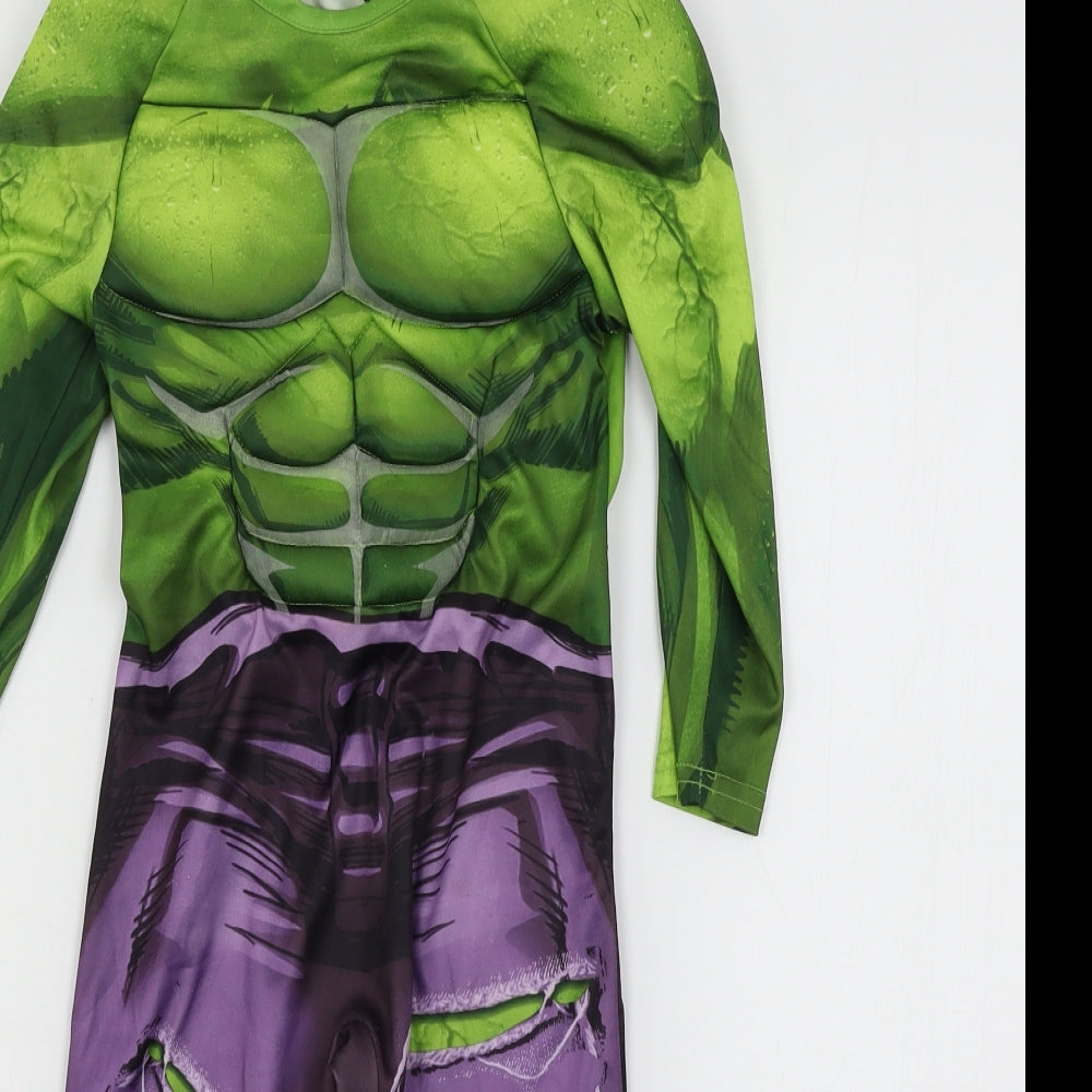 Avengers Boys Green Geometric   One Piece Size 3-4 Years  - Hulk