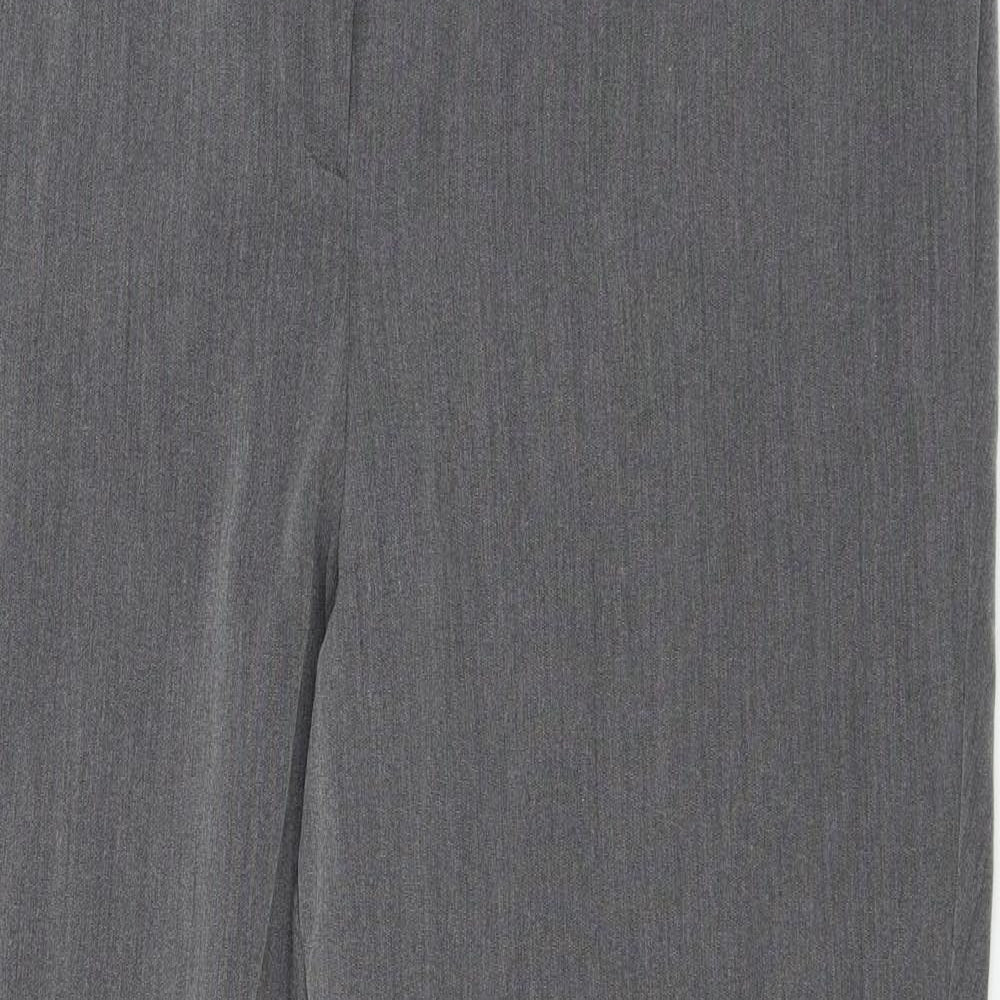 Mia Moda Womens Grey   Trousers  Size 20 L28 in