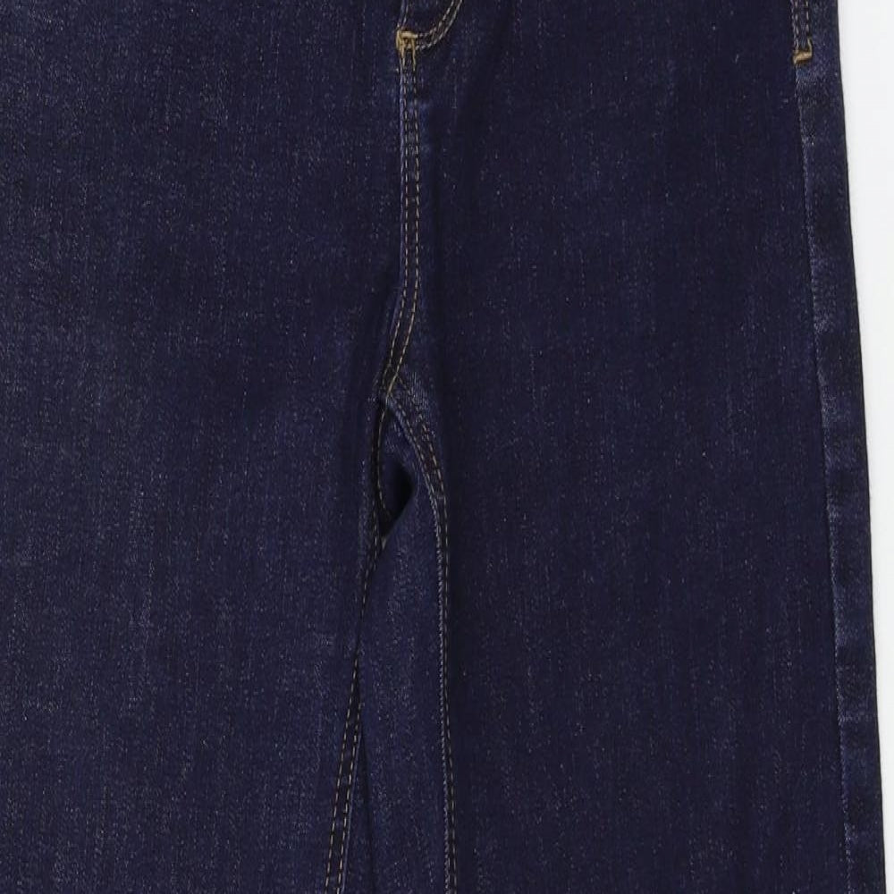 Preworn Womens Blue  Denim Straight Jeans Size 28 in L24 in