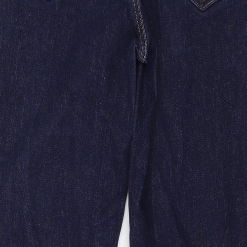 Preworn Womens Blue  Denim Straight Jeans Size 28 in L24 in