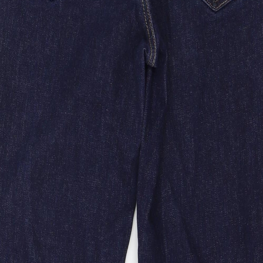 Preworn Womens Blue  Denim Straight Jeans Size 28 in L24 in