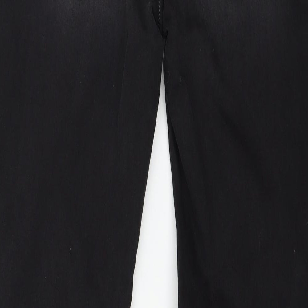 Marks and Spencer Womens Grey  Denim Straight Jeans Size 12 L30 in