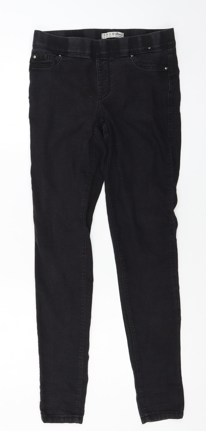 Denim & Co. Womens Grey  Denim Jegging Jeans Size 10 L30 in