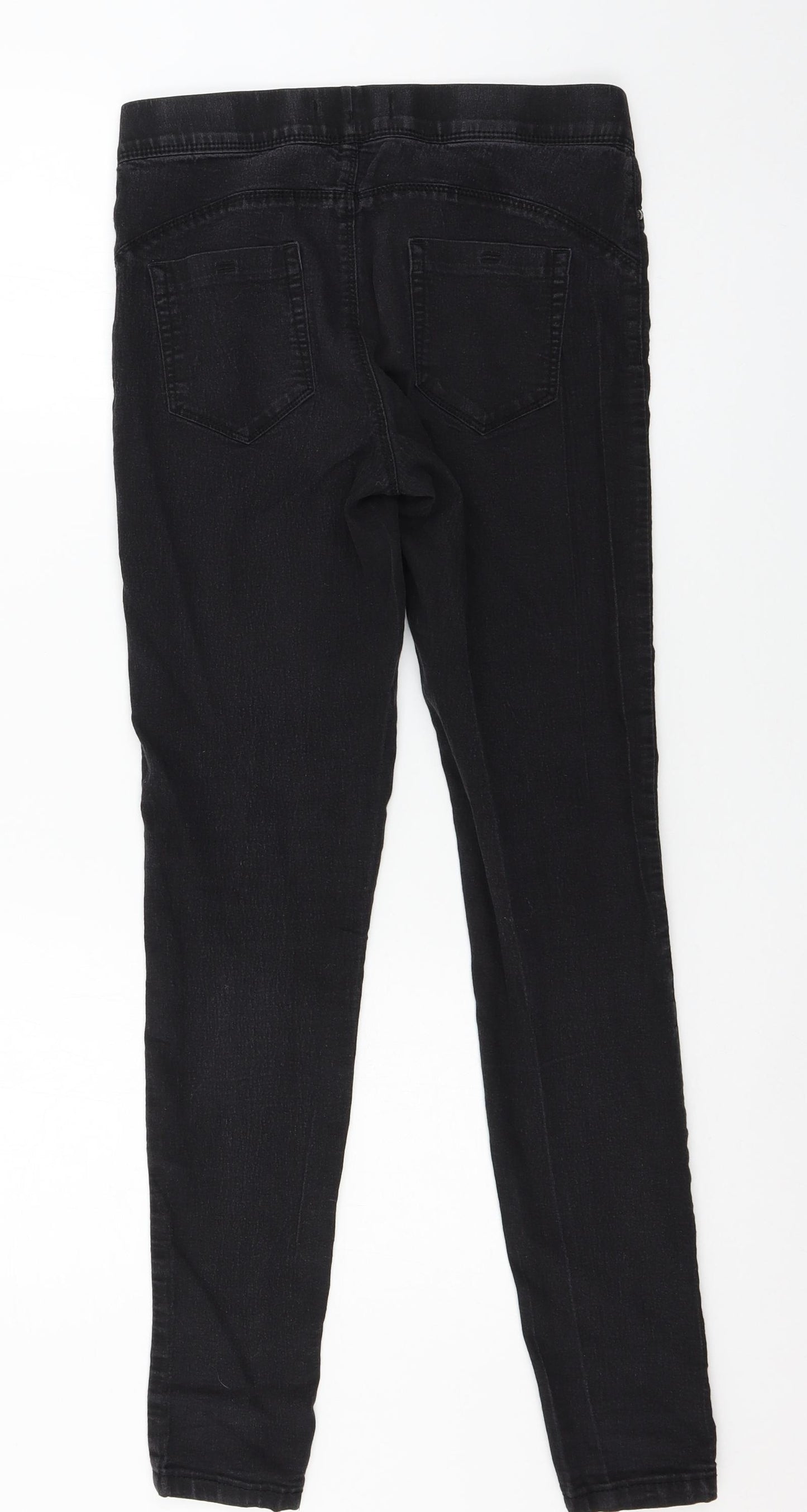 Denim & Co. Womens Grey  Denim Jegging Jeans Size 10 L30 in