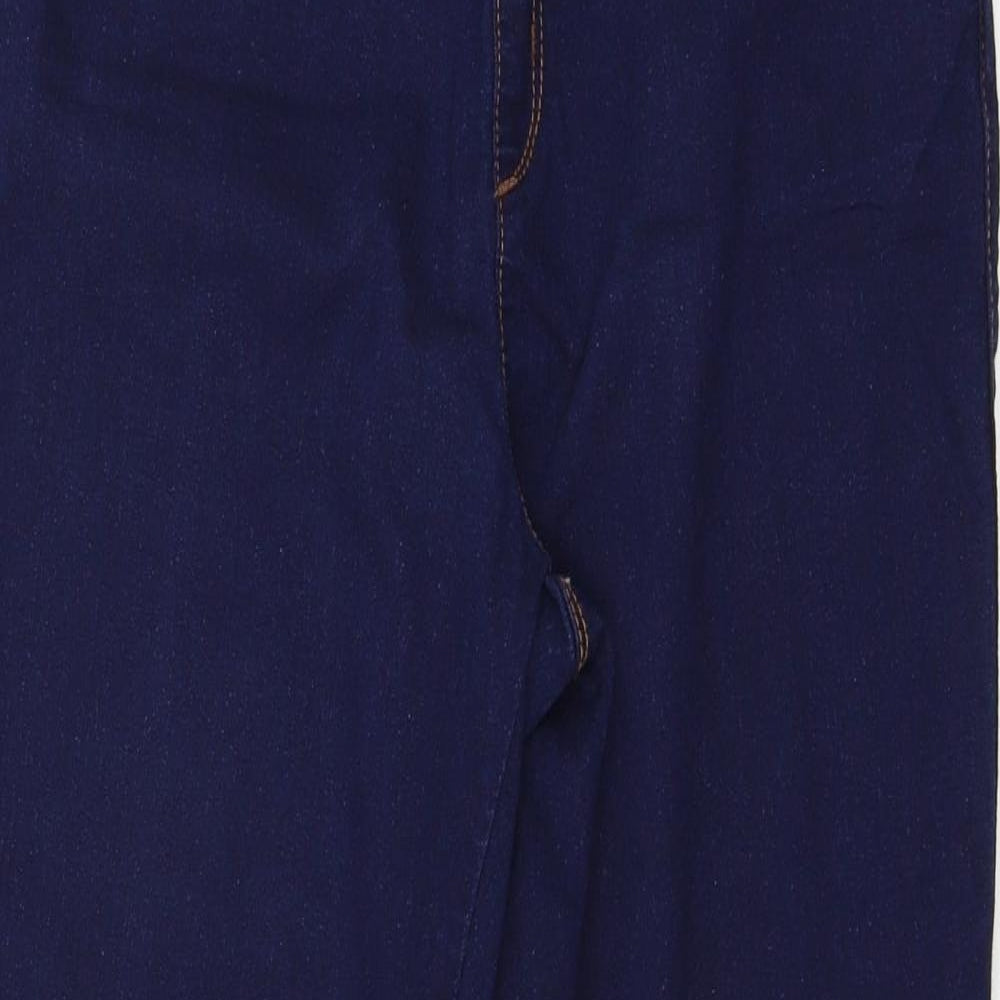 Denim & Co. Womens Blue  Denim Jegging Jeans Size 12 L25 in
