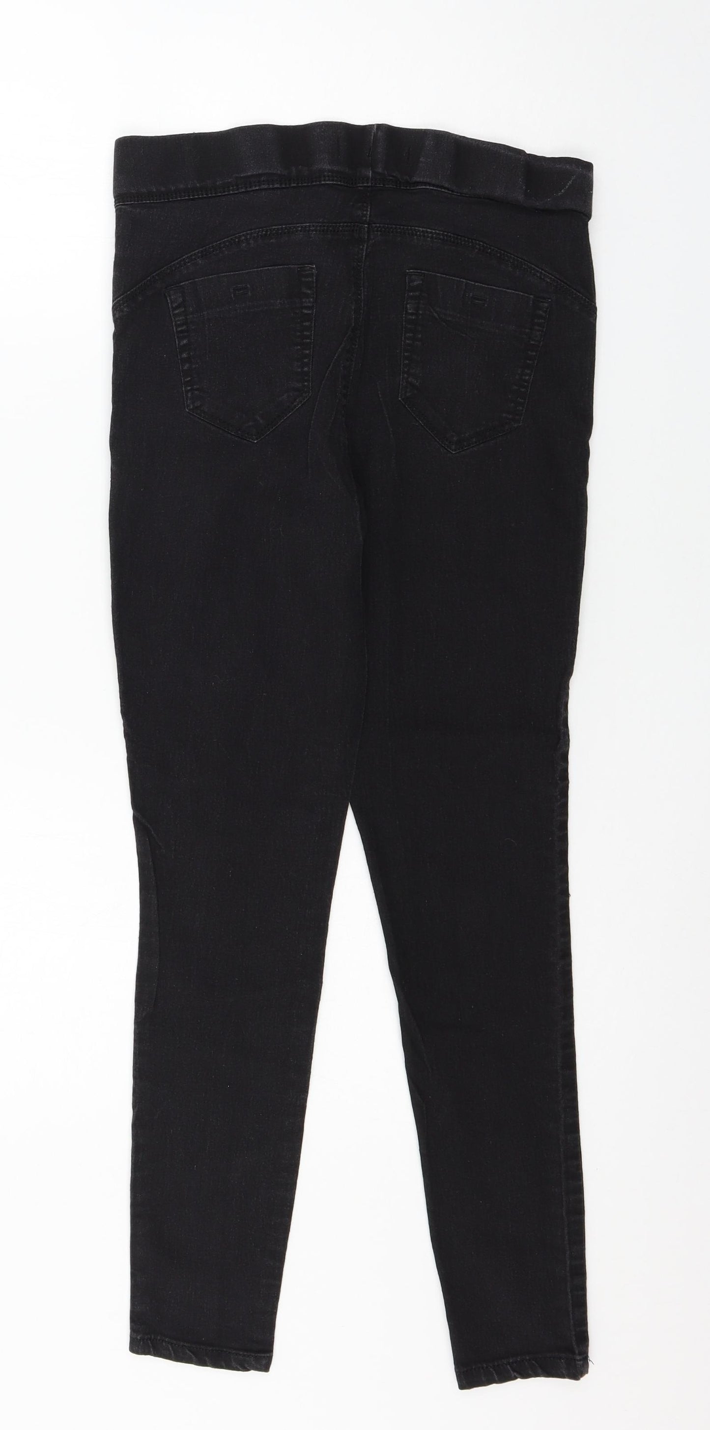 Denim & Co. Womens Grey  Denim Jegging Jeans Size 12 L27 in