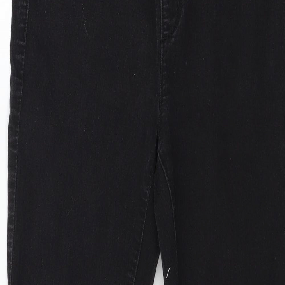 Denim & Co. Womens Grey  Denim Jegging Jeans Size 12 L27 in