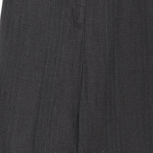 Per Una Womens Grey Striped  Trousers  Size 34 in L27 in