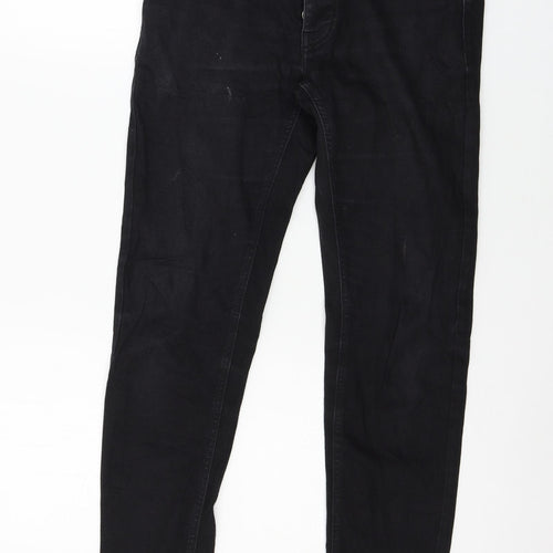 the blue uniform Womens Black  Denim Skinny Jeans Size 28 in L28 in