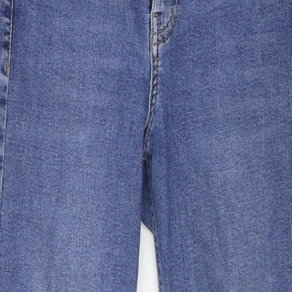 Topshop Womens Blue  Denim Skinny Jeans Size 28 in L25 in