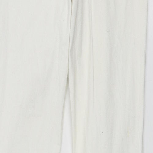 Topshop Womens White  Denim Skinny Jeans Size 26 L32 in
