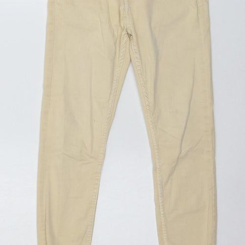 Zara Womens Orange  Denim Skinny Jeans Size 10 L26 in