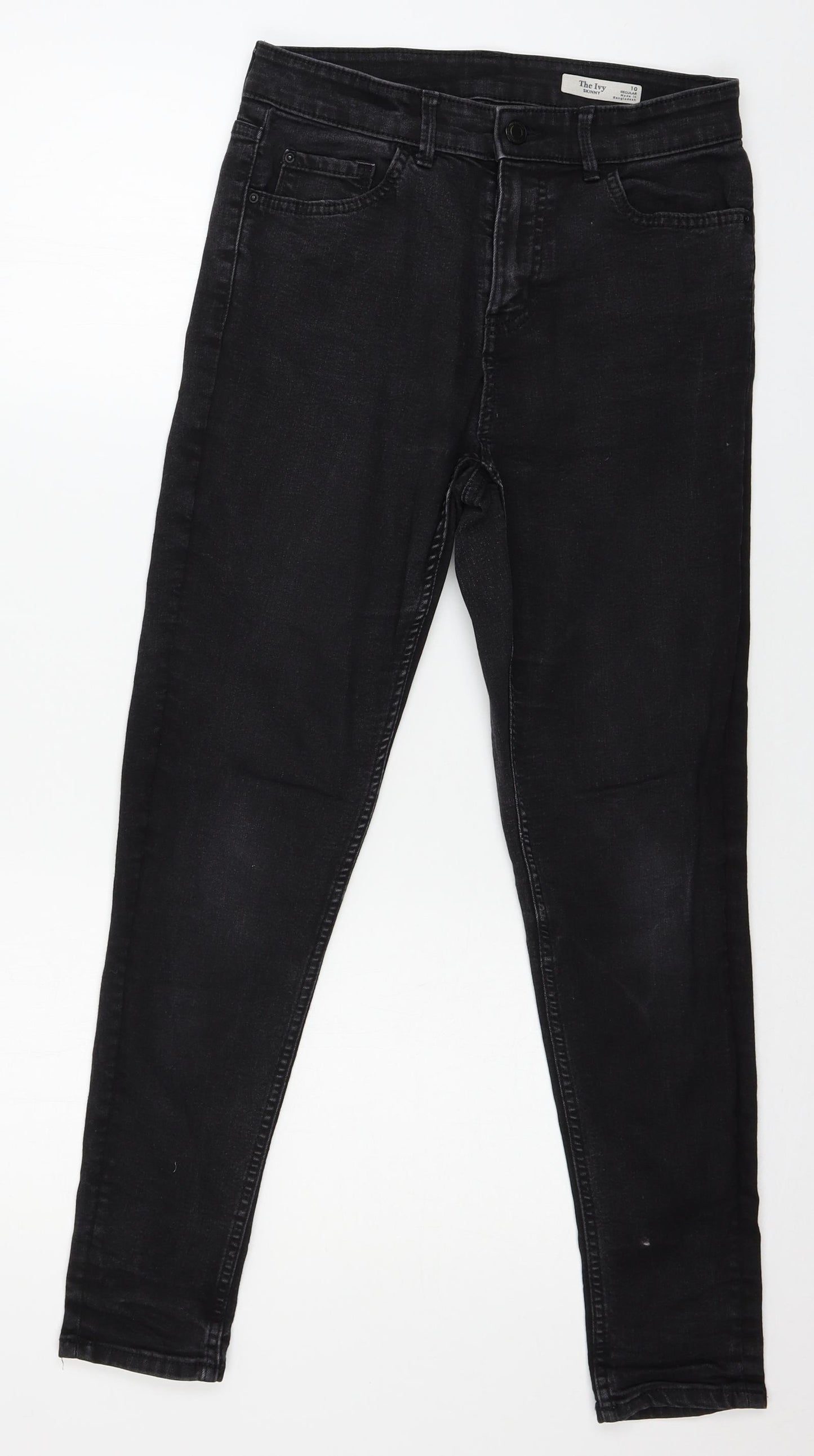 Marks and Spencer Womens Black  Denim Skinny Jeans Size 10 L27 in