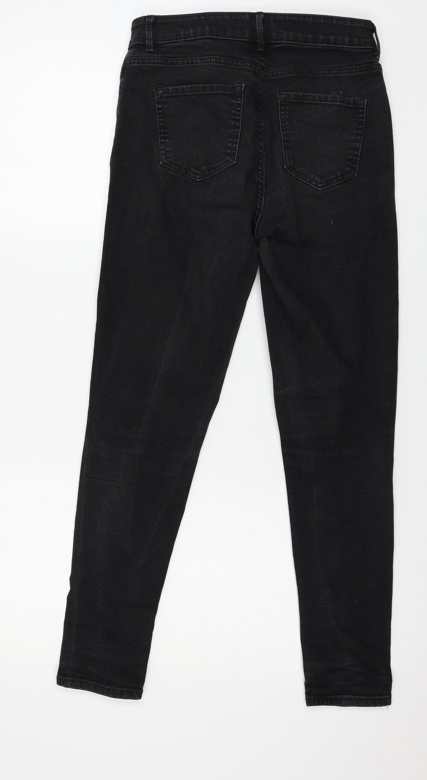 Marks and Spencer Womens Black  Denim Skinny Jeans Size 10 L27 in