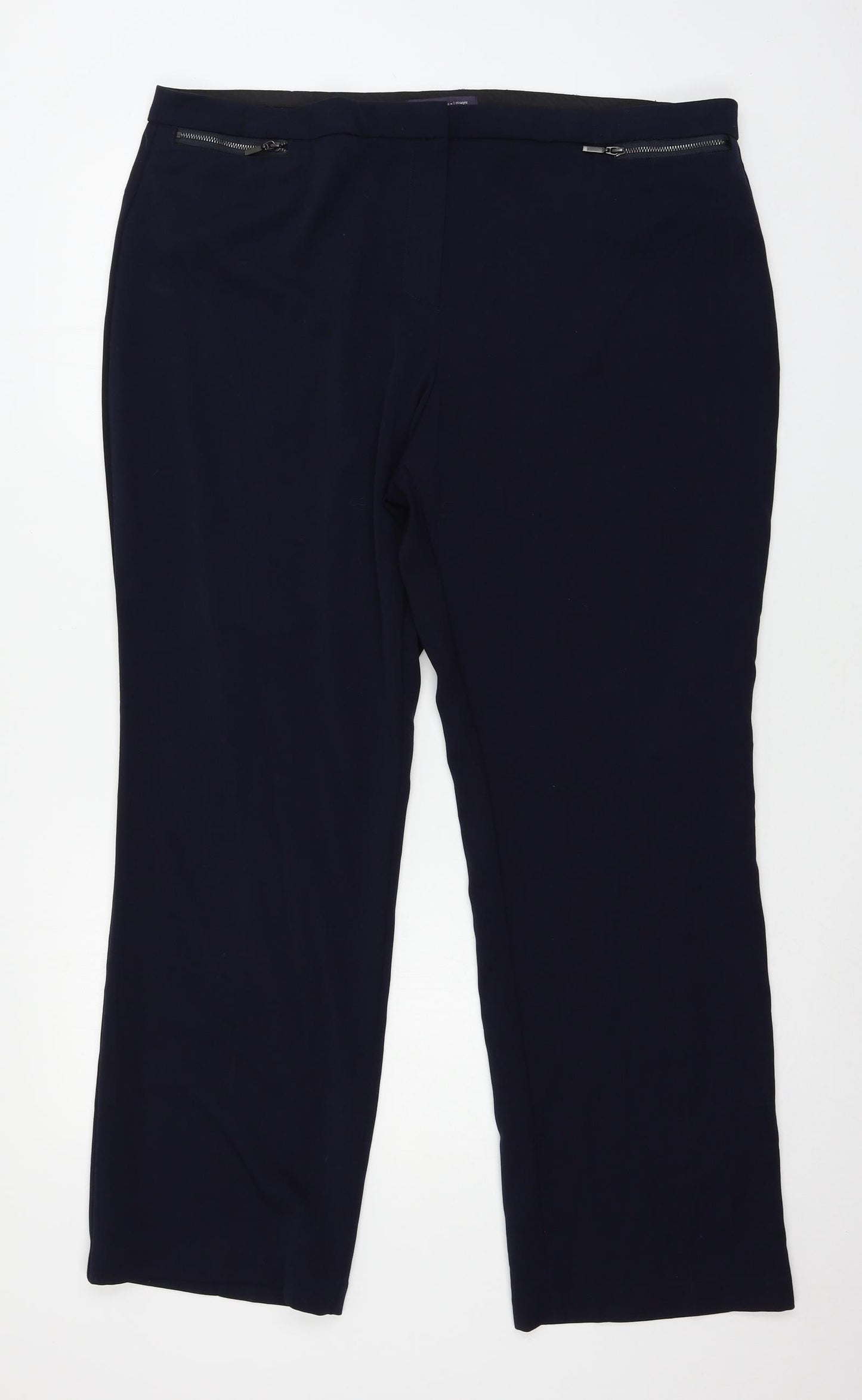 Marks and Spencer Womens Blue   Trousers  Size 20 L30 in