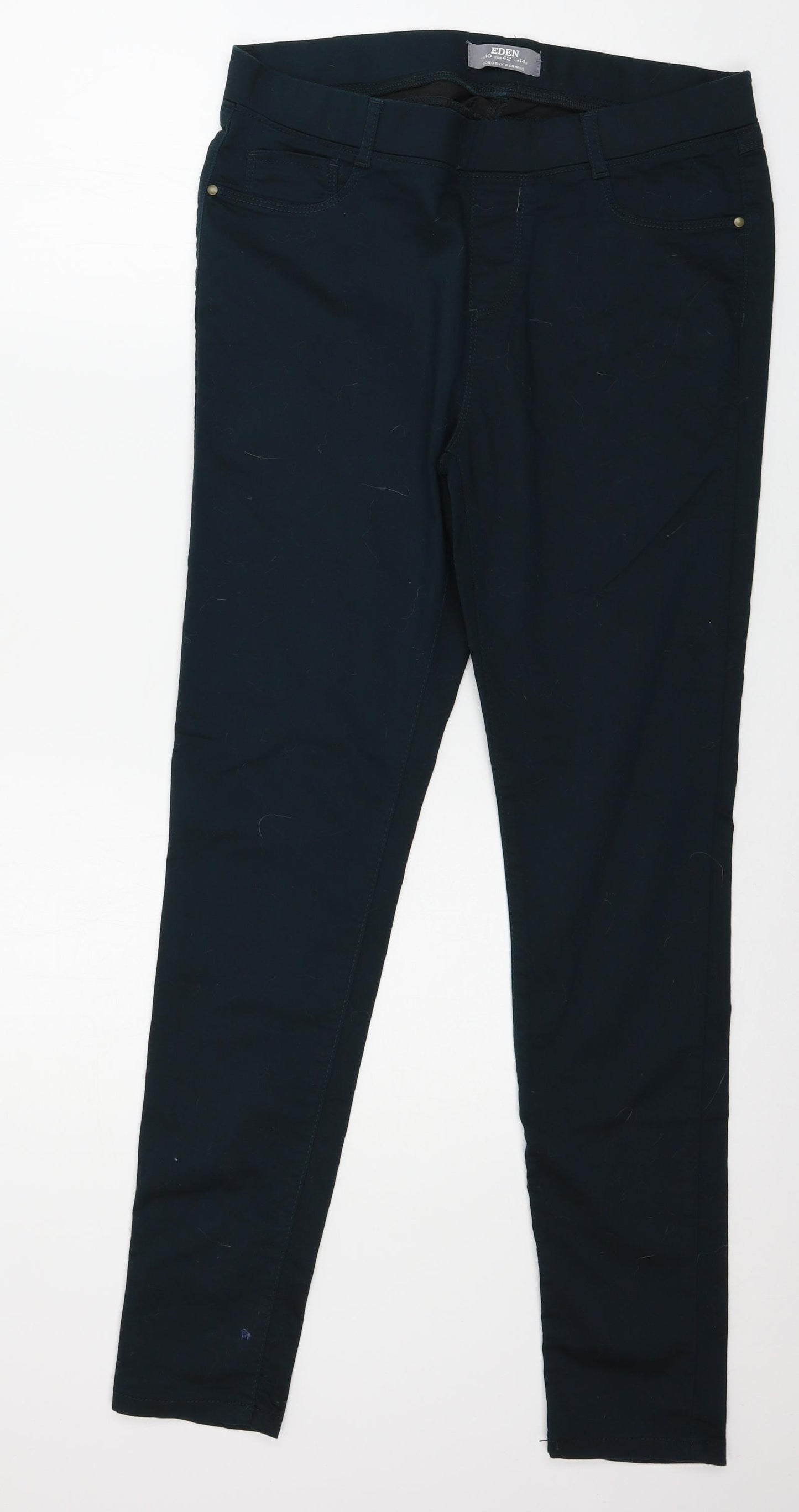 Dorothy Perkins Womens Blue  Denim Jegging Jeans Size 14 L30 in