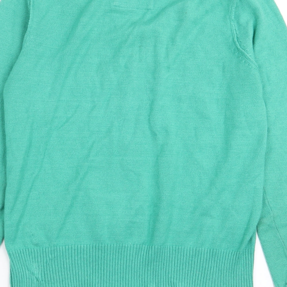 mistal Womens Green   Full Zip Jumper Size 8