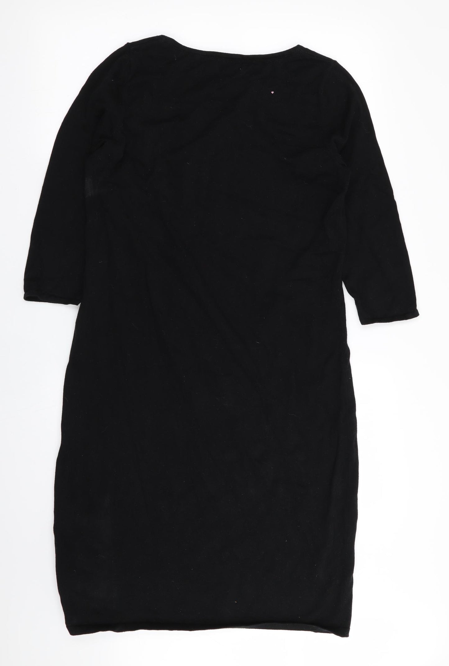 Monsoon Womens Black Floral  Fit & Flare  Size 14