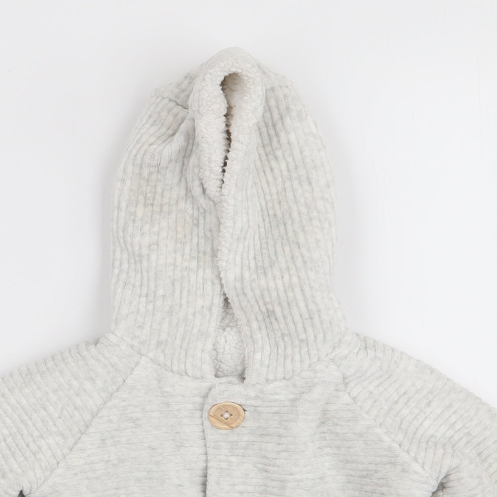 Asda George Boys Grey   Jacket  Size 6-9 Months
