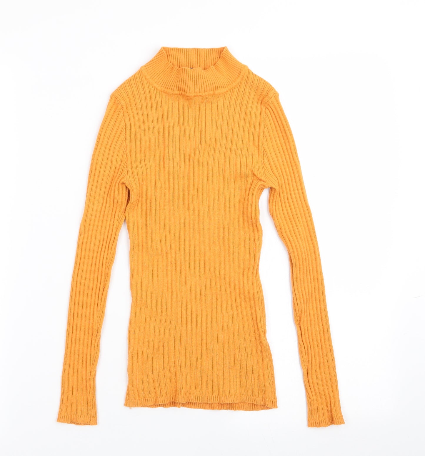 Primark Womens Yellow   Basic T-Shirt Size 4  - size 4-6