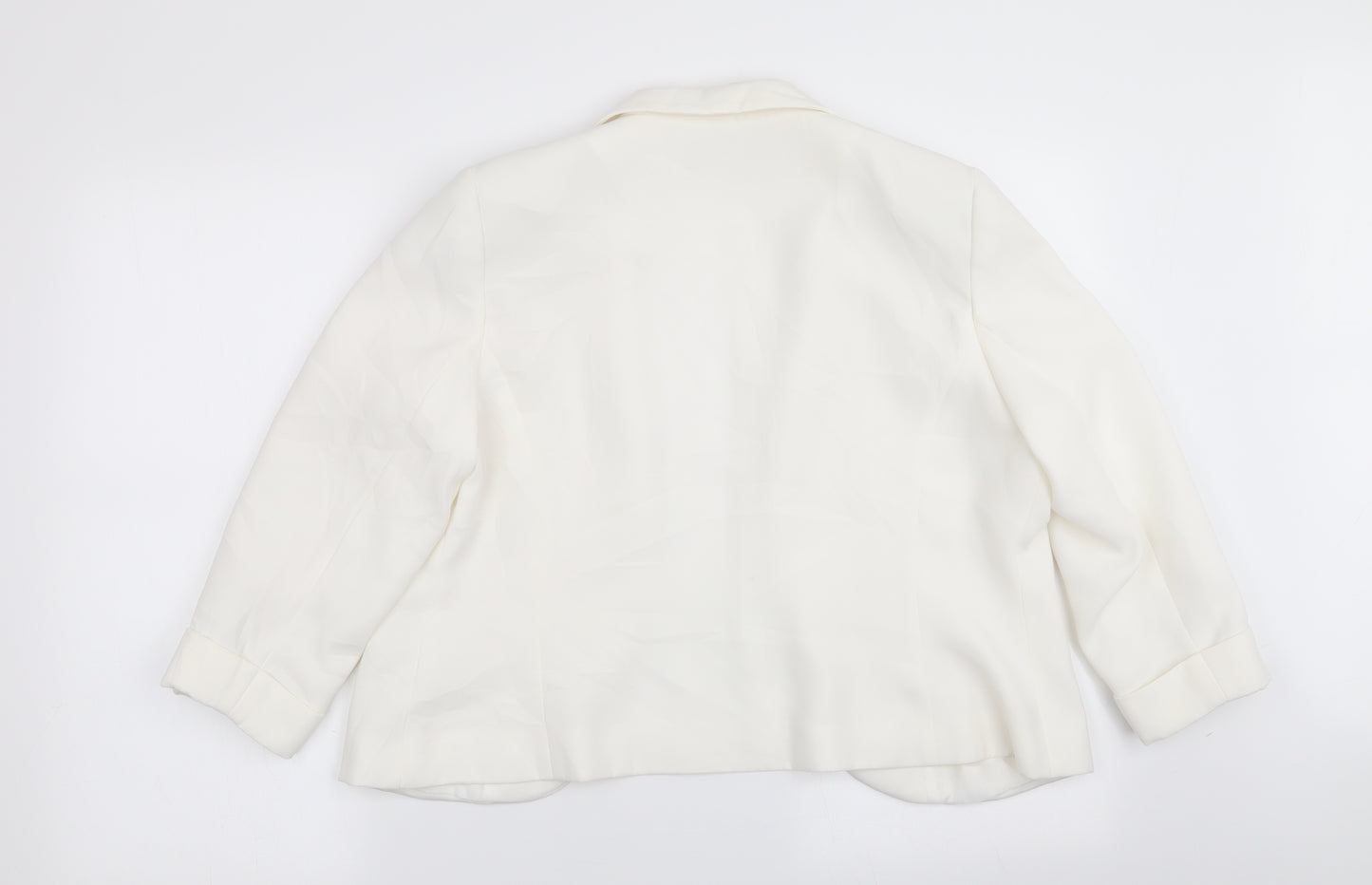 Papaya Womens White   Jacket Blazer Size 16