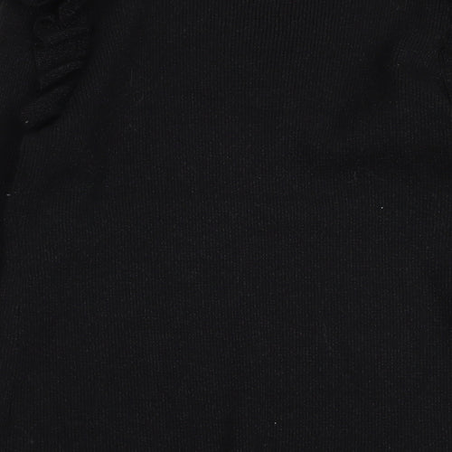 Decjuba Womens Black   Basic T-Shirt Size L